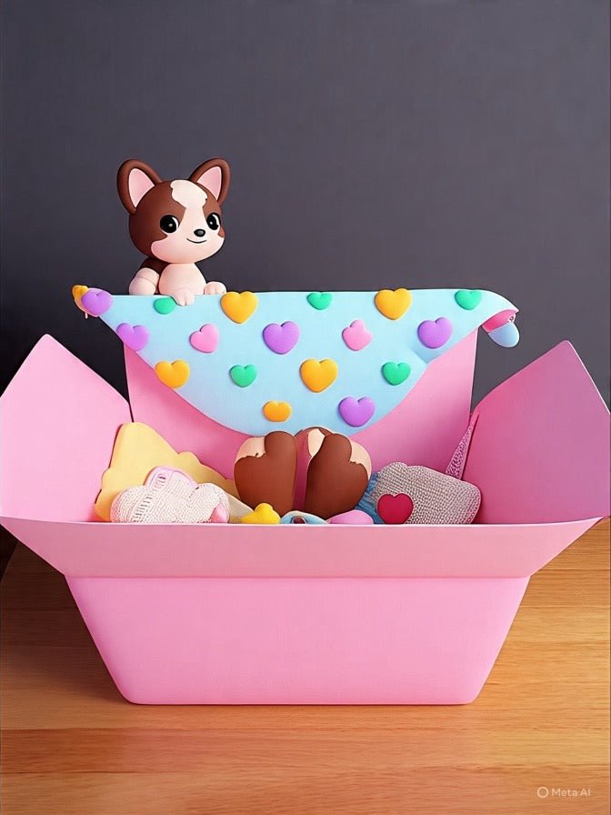 Puppy playtime gift box